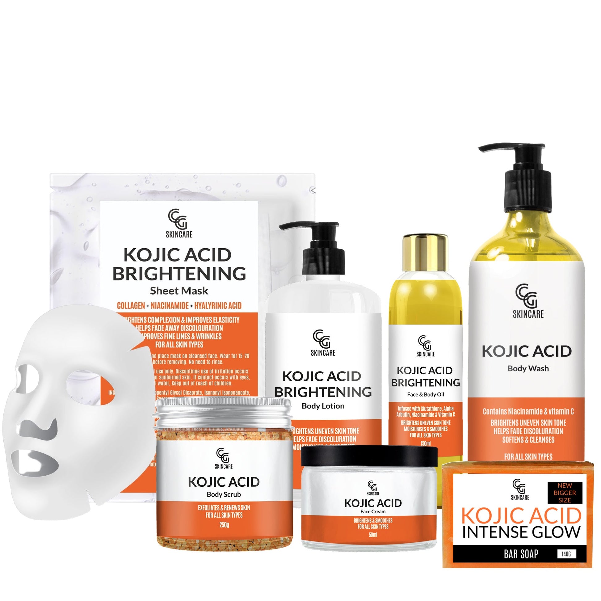 The Ultimate Kojic Acid 7pc Brightening Bundle