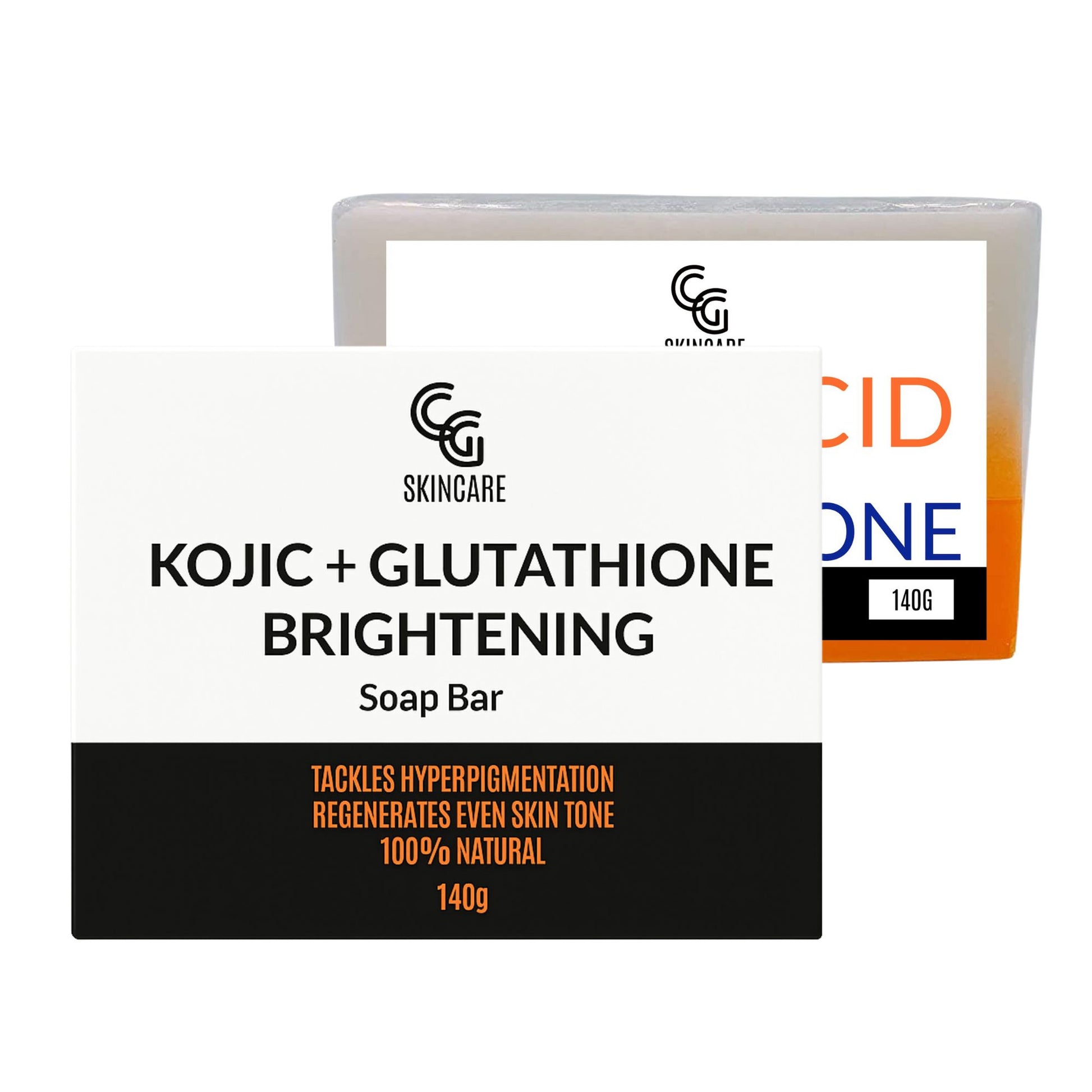 Kojic Acid + Glutathione Brightening Bar Soap