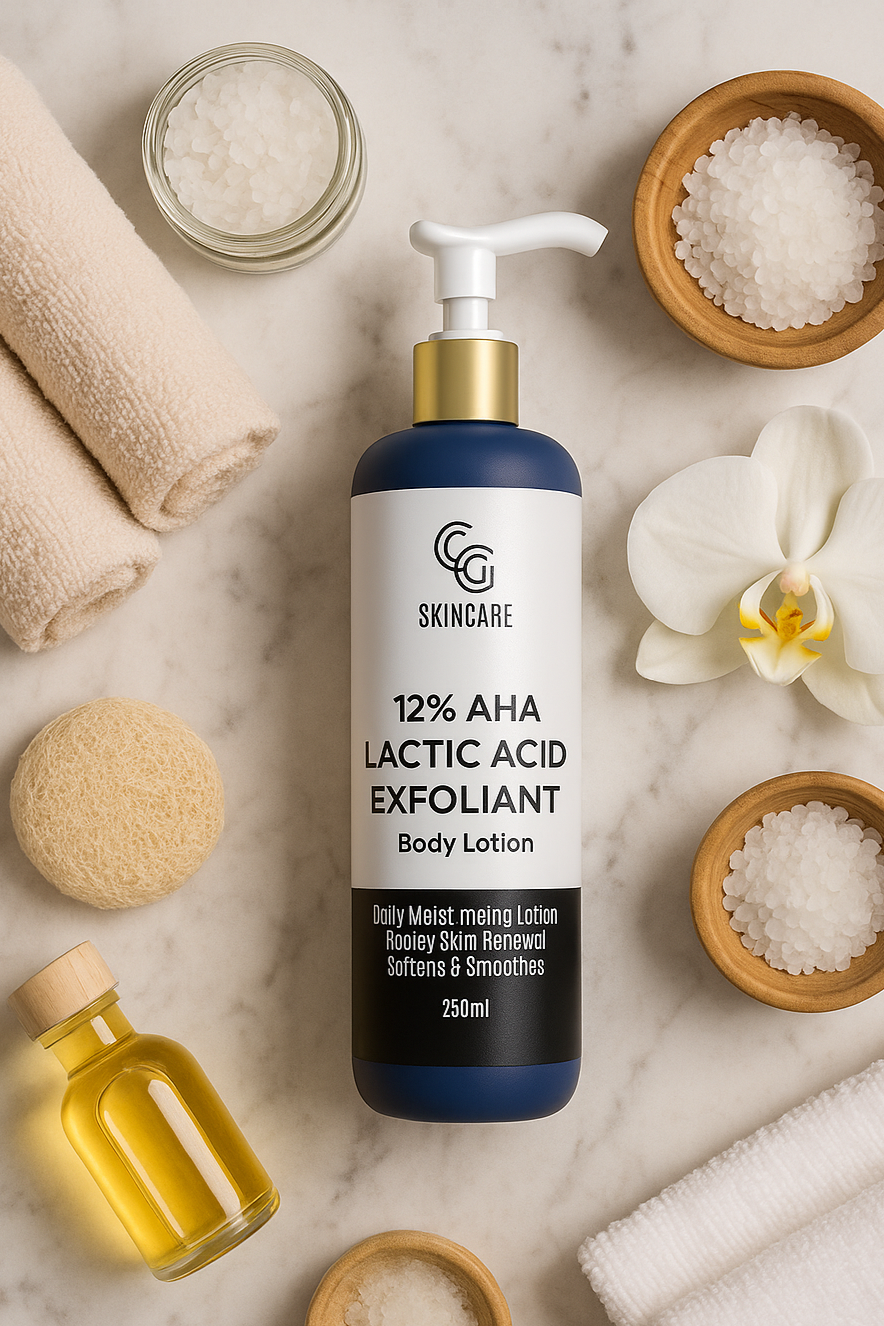 12% Lactic Acid lotion for body exfoliation