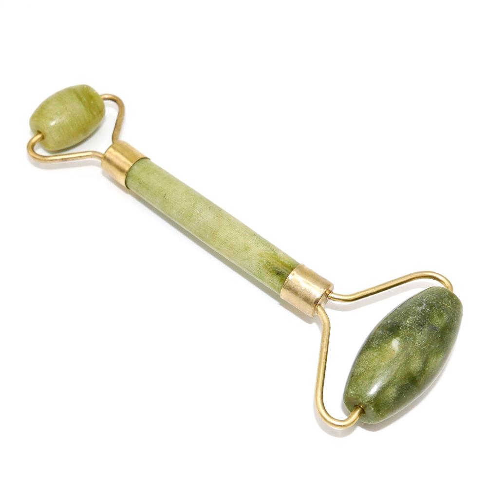Jade Facial Stone Roller - CrystalGlow CG Skincare
