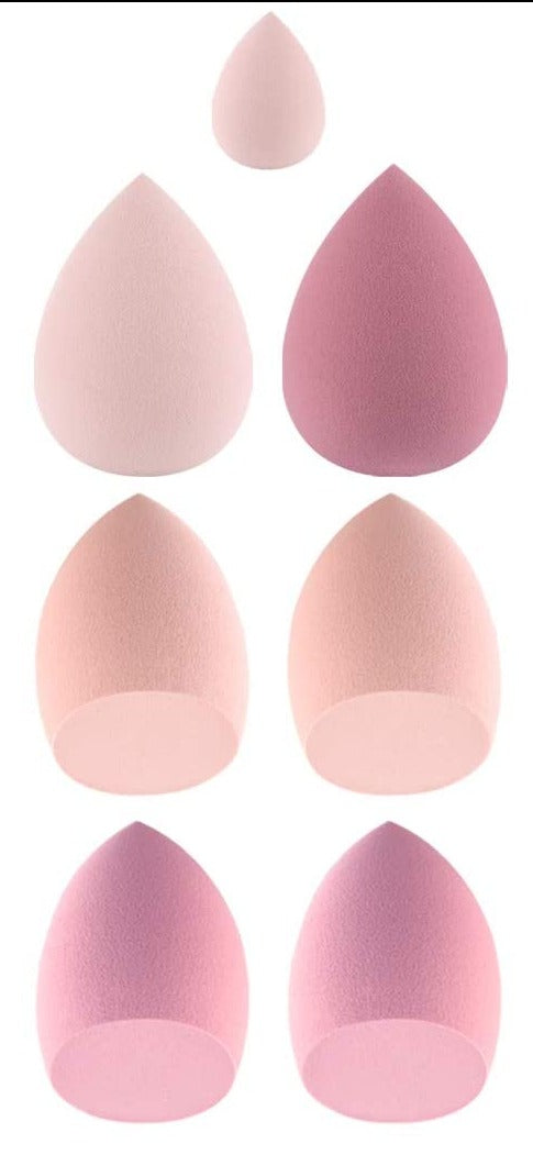 Load image into Gallery viewer, 7 Piece Essential Beauty Blender Set- Rose
