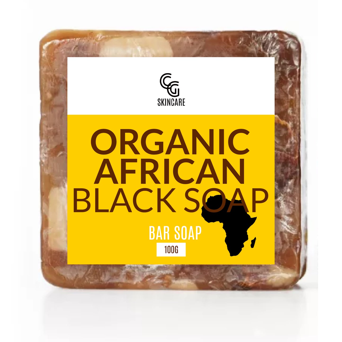 100% Organic African Black Soap Bar