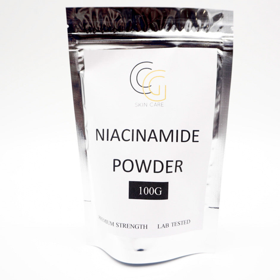Premium Strength Niacinamide (B3) Powder (10g-5kg) - CrystalGlow CG Skincare