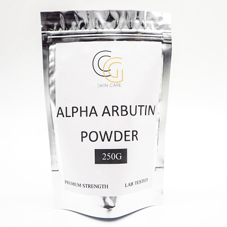 Premium Strength Alpha Arbutin Powder (10g-5kg) - CrystalGlow CG Skincare
