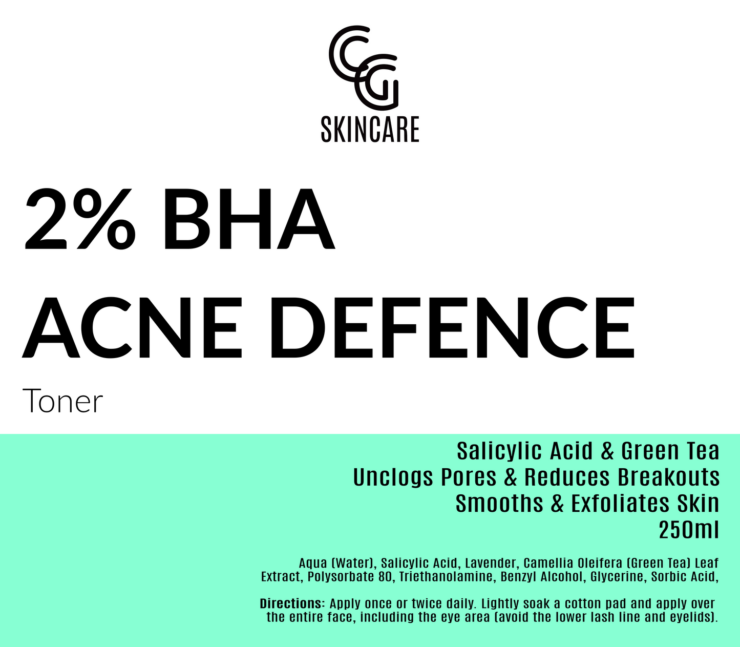 2% BHA Acne Defense Toner (250ml)