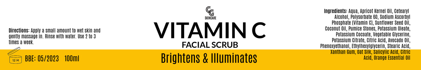 Vitamin C Brightening Facial Scrub
